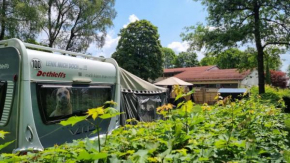 Klimatisierter Caravan mit umzäuntem Stellplatz Untergriesbach